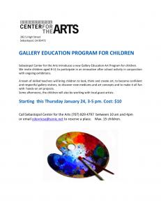 Gallery Education Program for Children